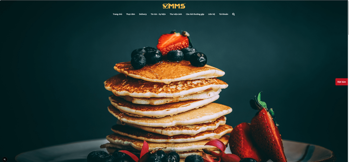 Website nhà hàng cao cấp